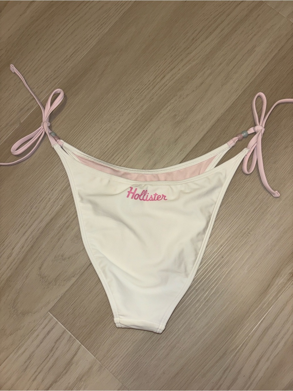 Hollister White Bikini Bottom